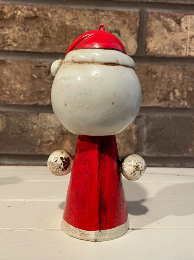 Paper Mache - Santa - Santa ornament collectible - Main Image 2