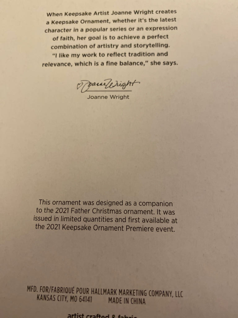 Father Christmas Reindeer - 2021 - Father Christmas Reindeer (Collectible Series - Compliment - Premiere Limited Edition) ornament collectible - Main Image 2