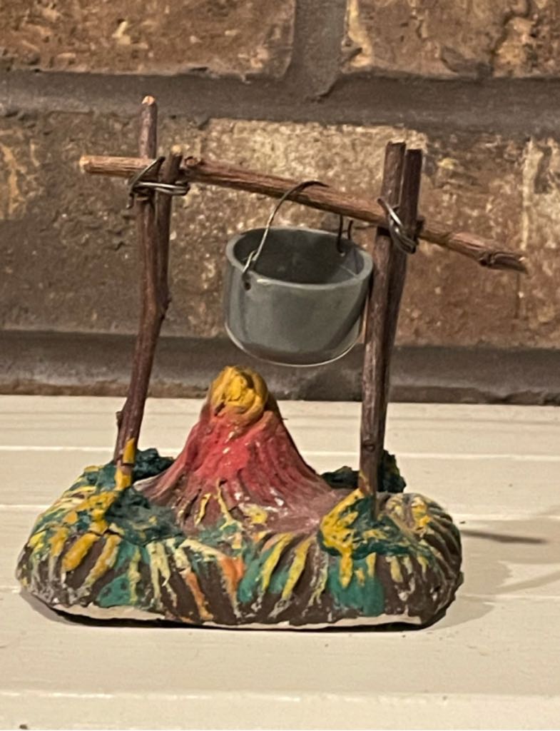 Cake Topper - Santa - Fell Through Ice