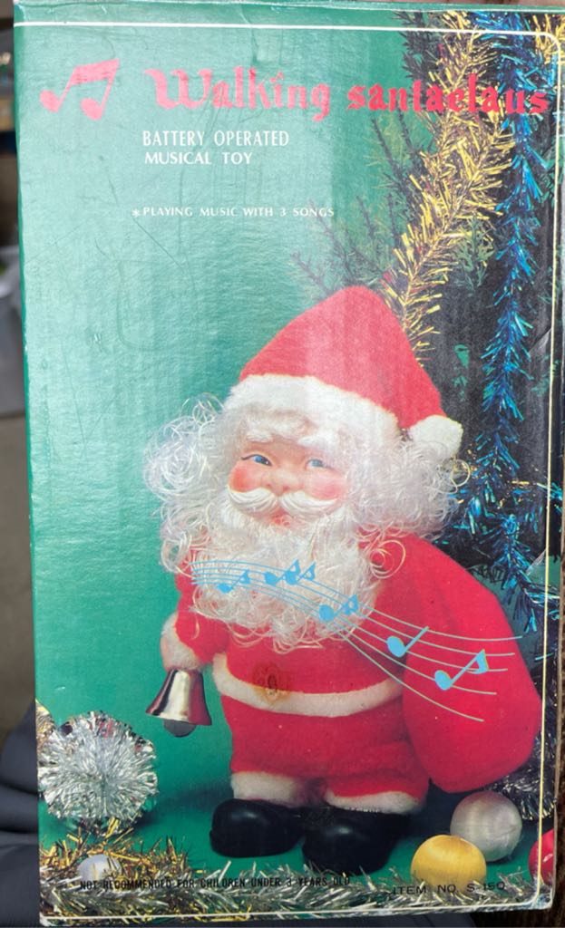 Walking Santa Claus - Music (Mechanical) ornament collectible - Main Image 1