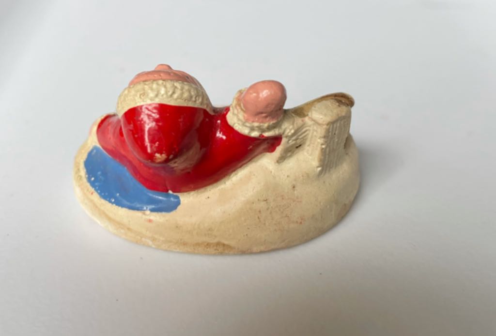 Cake Topper - Santa - Fell Through Ice - Santa (Cake Topper) ornament collectible - Main Image 2