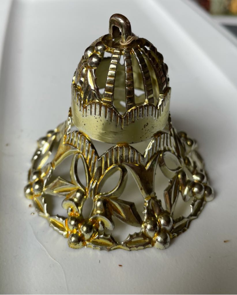 Bradford - Small Filigree Bell - #52 - Gold - Filigree (Bell) ornament collectible - Main Image 1