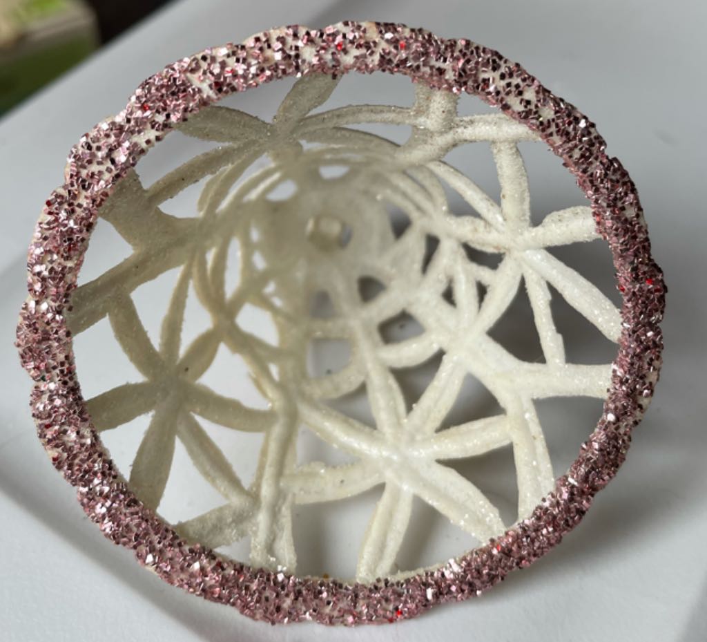 Bradford - Bell - Poinsettia - Pink - Poinsettia (Bell) ornament collectible - Main Image 2