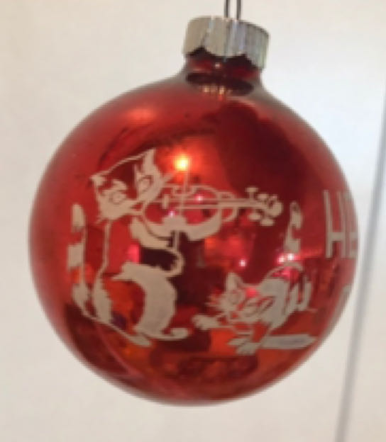 Shiny Brite - Round - Stencil - Hey, Diddle, Diddle - Nursery Rhymns (Round) ornament collectible - Main Image 2