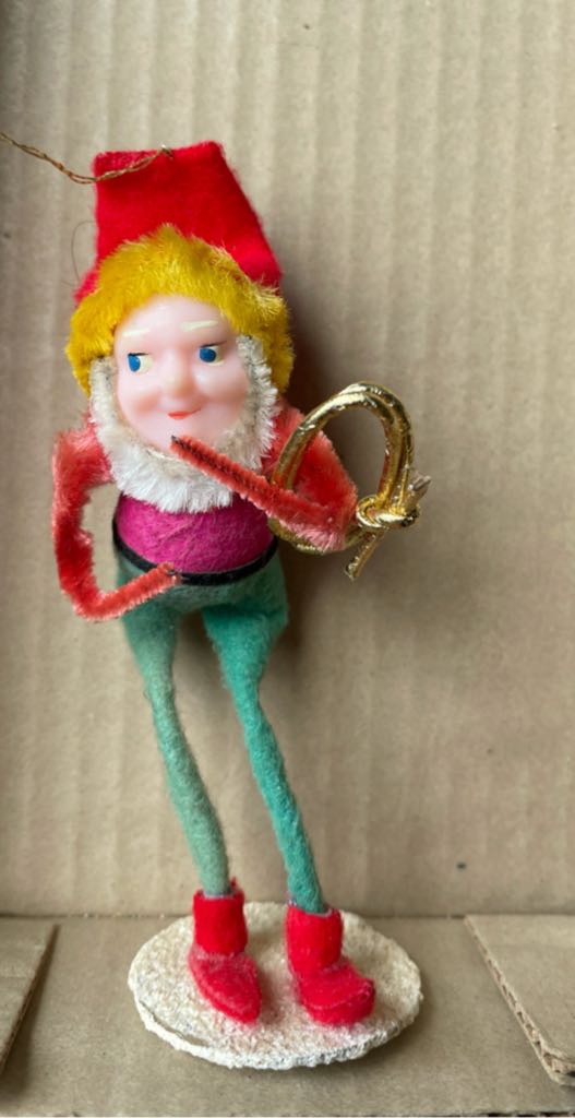 Happy Santa - Plastic - Red