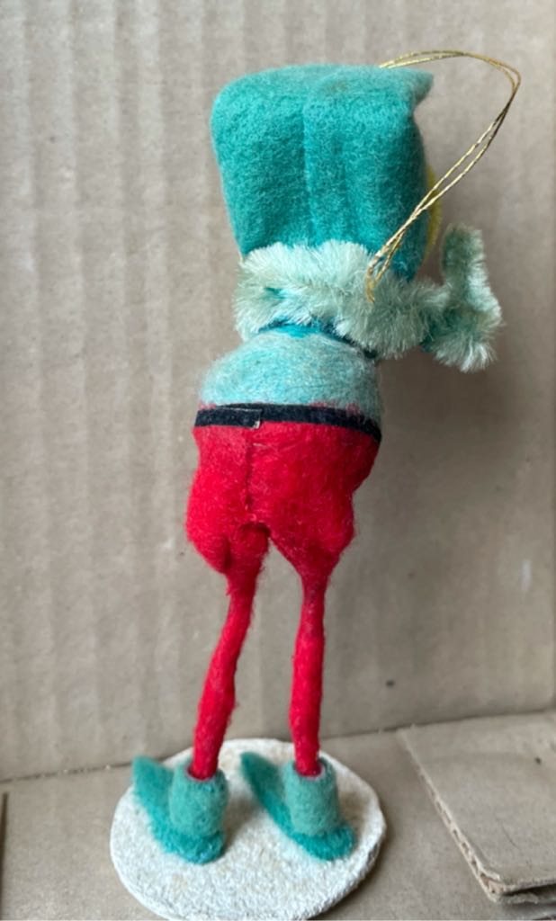 Chenille - Elf - (6/8) - Standing - Elf (Chenille) ornament collectible - Main Image 2