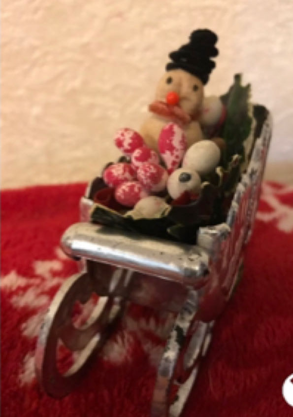 Bradford - Sleigh - Snowman - Santa (Candy Container) ornament collectible - Main Image 2