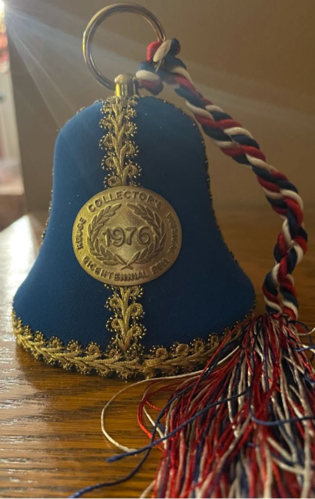 REUGE - 4th Of July - Bicentennial Bell - Flags & Drums - Musical - Bell (Music Box) ornament collectible - Main Image 2