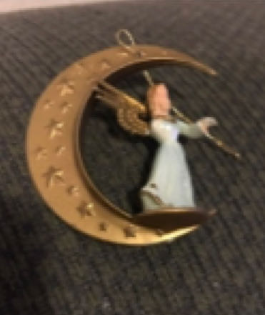 Crescent Moon - Angel - Violin - Angel (Cresent Moon) ornament collectible - Main Image 1