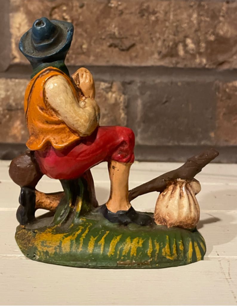 Marchi - Shepherd - Kneeling With Knap Sack - Shepherd (Nativity) ornament collectible - Main Image 2