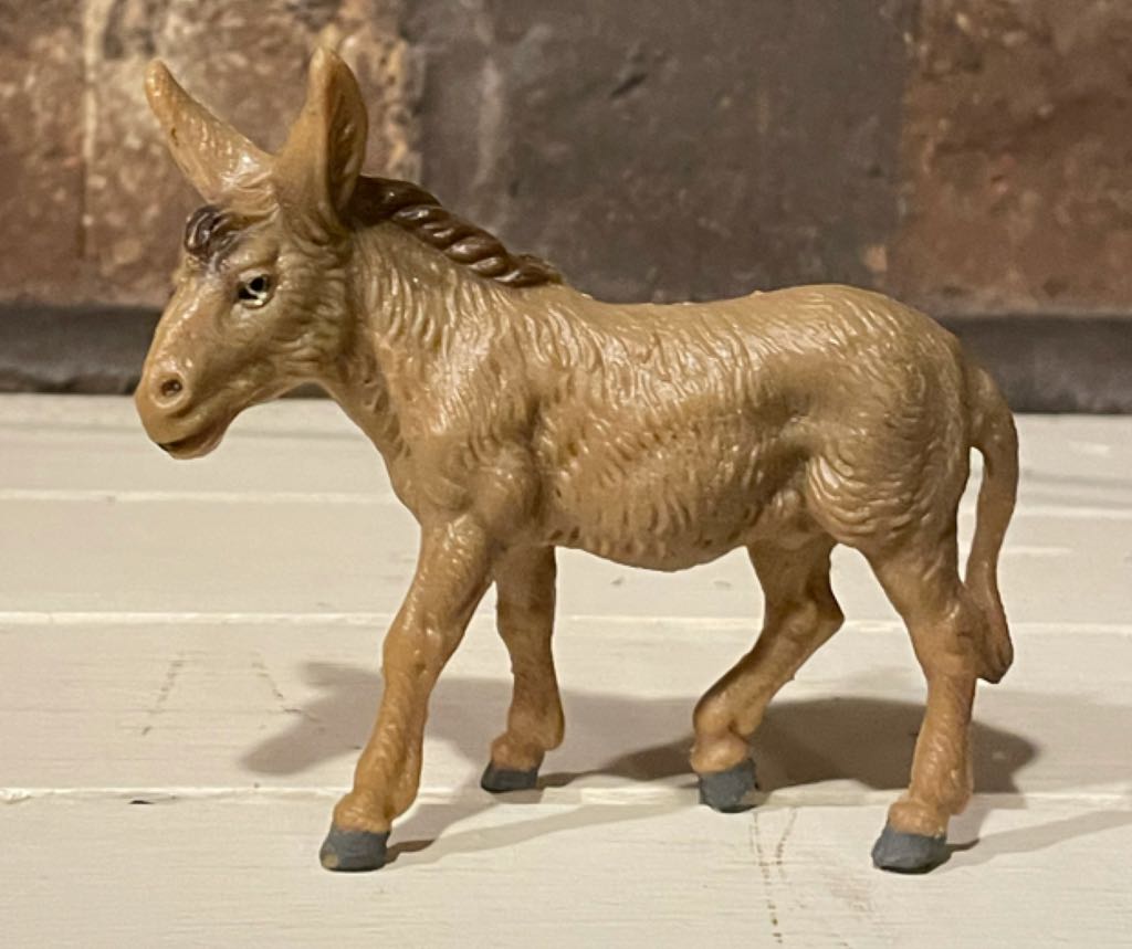 Marolin - (Set 6) - Animal - Donkey - Standing - Animal (Nativity) ornament collectible - Main Image 1