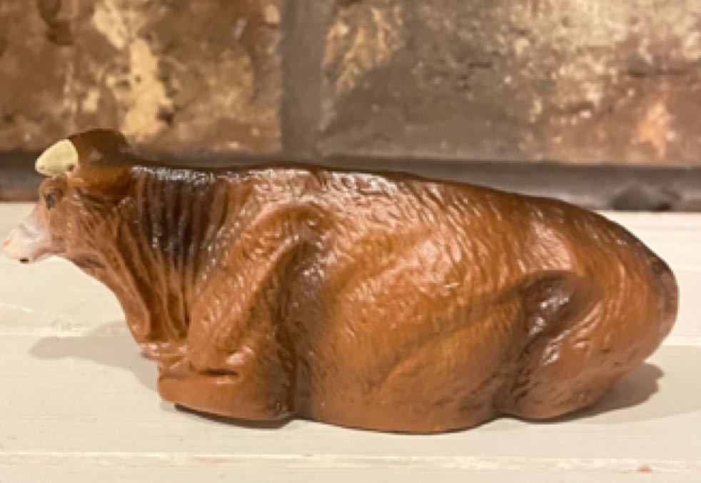 Marolin - (Set 7) - Animal - Ox - Supine - Animal (Nativity) ornament collectible - Main Image 2