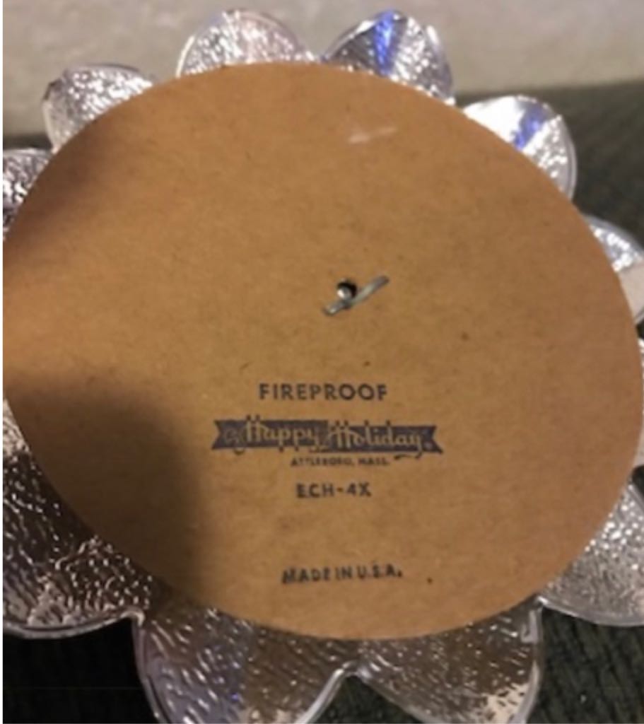 Happy Holiday - Foil - Candle Holder - Candle Holder (Foil) ornament collectible - Main Image 2