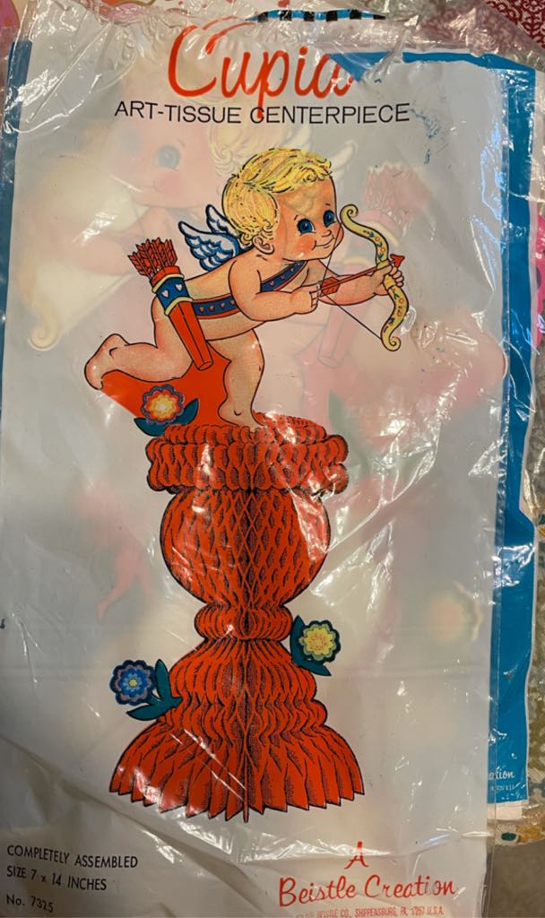 Beistle - Valentine - Art Tissue Centerpiece - Cupid - Valentine (Honeycomb) ornament collectible - Main Image 2