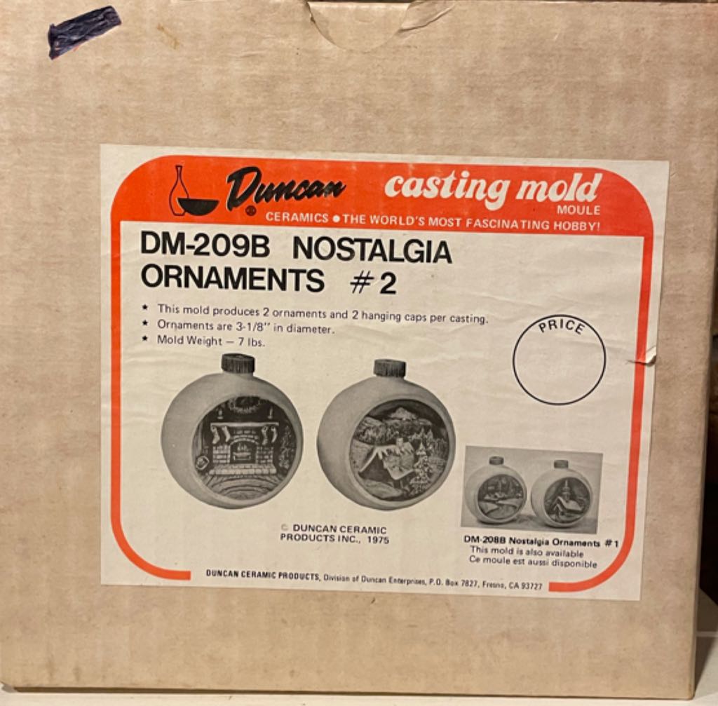 Ceramic - Duncan - Nostalgia Ornament - Fireplace - Nostalgia Ornament (Ceramic Ornaments) ornament collectible - Main Image 2