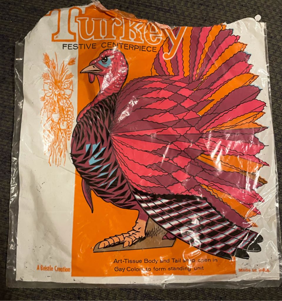 Beistle - Thanksgiving - Festive Centerpiece - Turkey - - Thanksgiving (Honeycomb) ornament collectible - Main Image 2