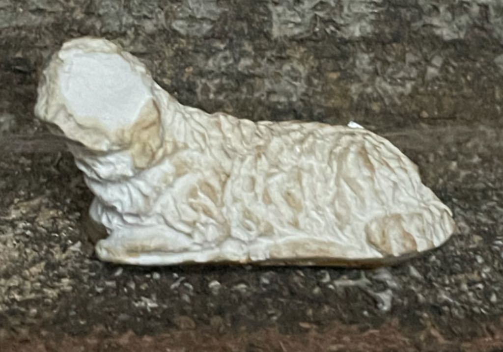 Miller - (Set 6) - Animal - Sheep - Supine - Animal (Nativity) ornament collectible - Main Image 1