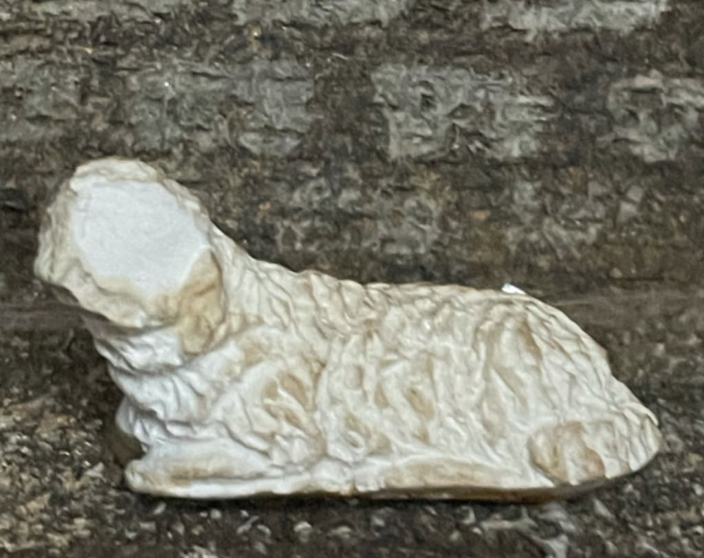 Miller - (Set 6) - Animal - Sheep - Supine - Animal (Nativity) ornament collectible - Main Image 2