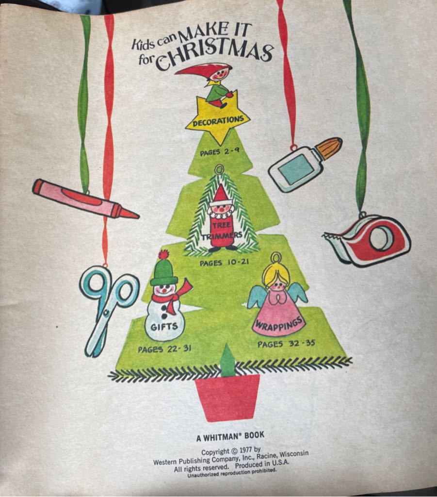 Book - Kids Can Make For Christmas - Crafts ornament collectible - Main Image 2