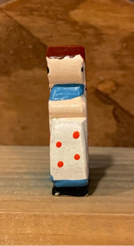 Wood - (Set 1) - Village - Female - Villager (Nativity) ornament collectible - Main Image 2