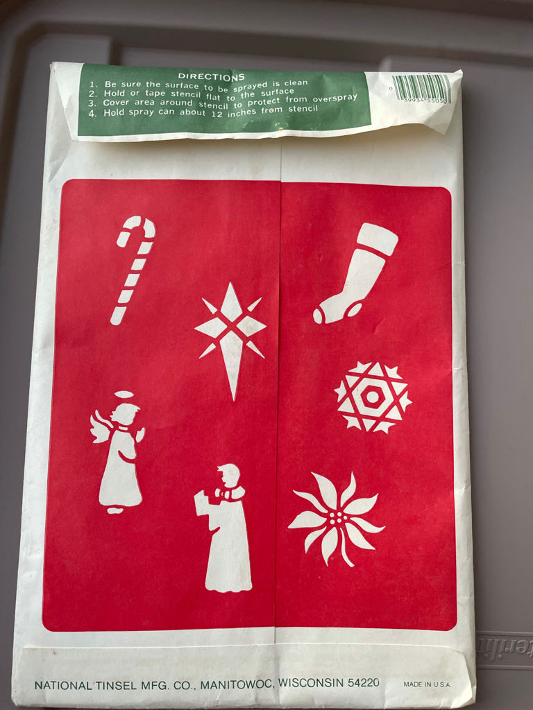 Christmas Stencils - Christmas (Window Stencils) ornament collectible - Main Image 2