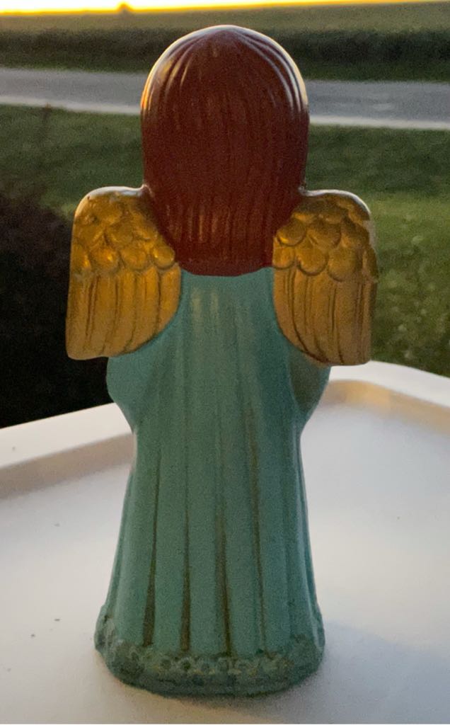 HOMCO - Angel - Singing - Teal - Angel (Figurine) ornament collectible - Main Image 2