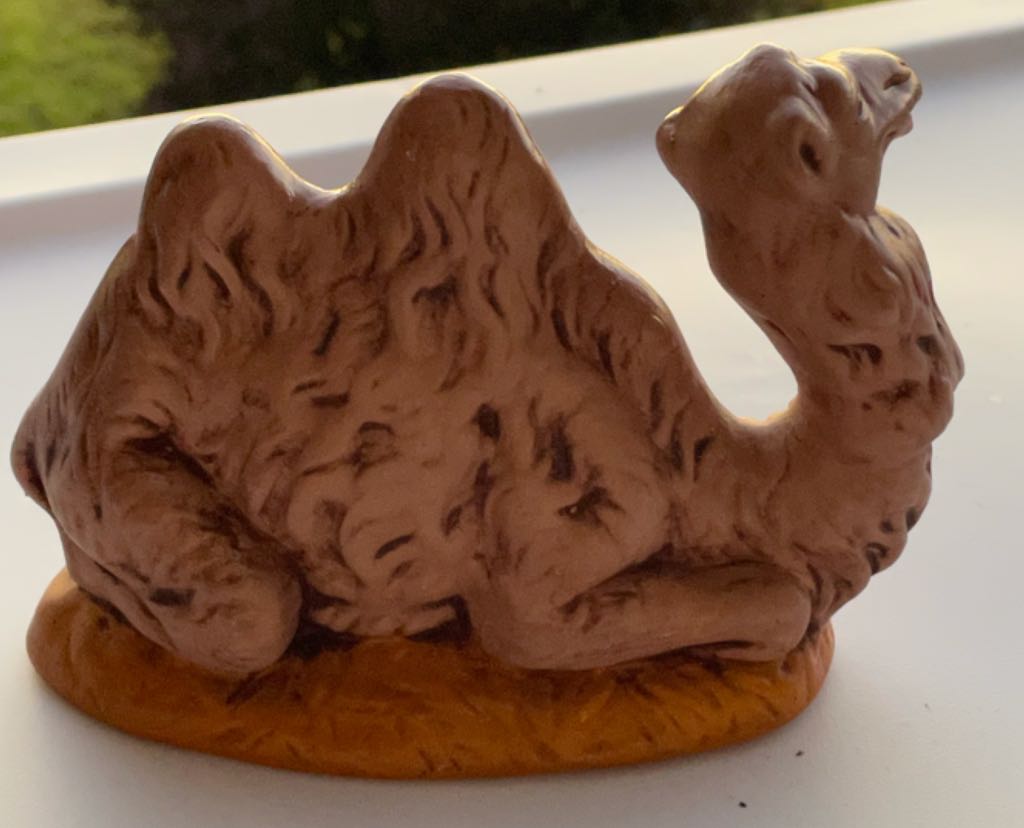Ceramic - Atlantic - Nativity - (Set 1) - Animal - Camel - #340j - Resting - Animal (Nativity) ornament collectible - Main Image 2