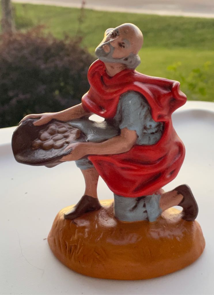 Ceramic - Atlantic - Nativity - (Set 1) - Shepherd - #340l - Kneeling - Shepherd (Nativity) ornament collectible - Main Image 1