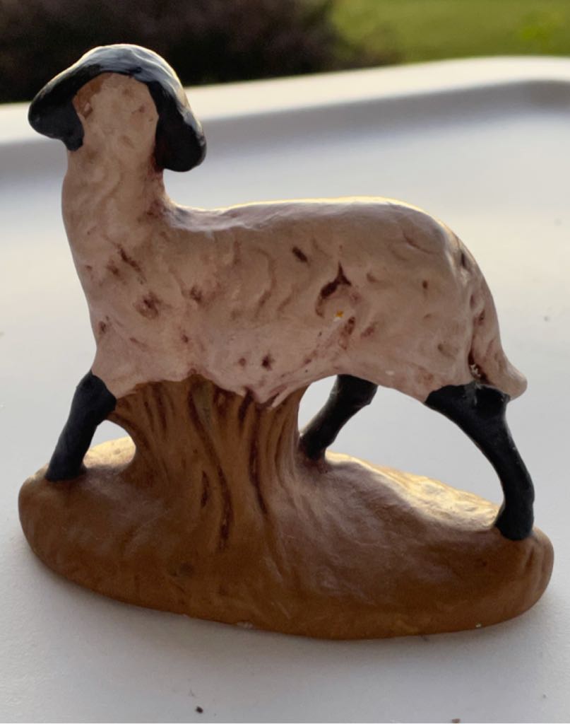 Ceramic - Atlantic - Nativity - (Set 1) - Animal - Sheep - 340n - Standing - Animal (Nativity) ornament collectible - Main Image 2