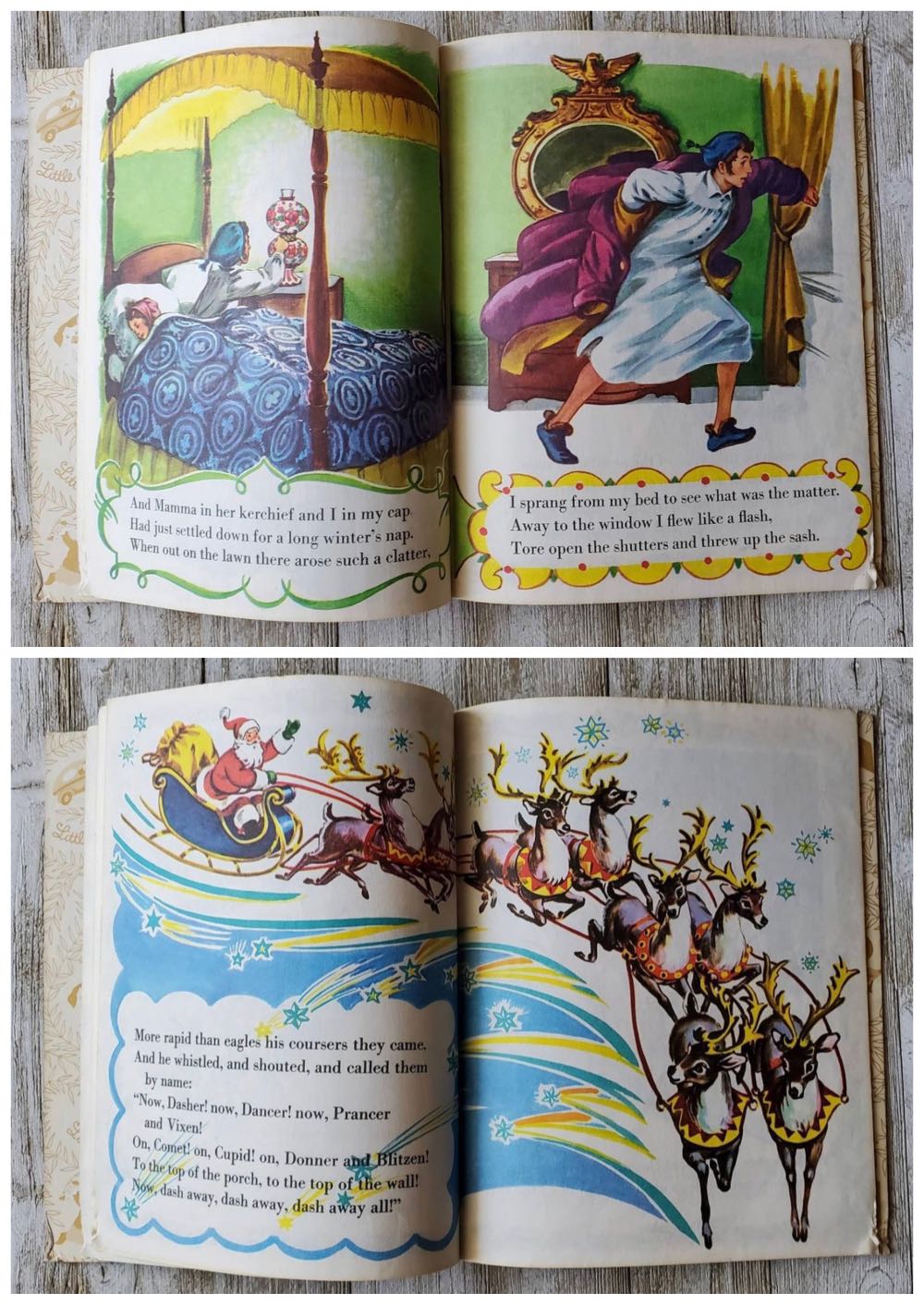 Book - The Night Before Christmas - 1977 - Child Books (By Clemont C. Moore) ornament collectible - Main Image 3