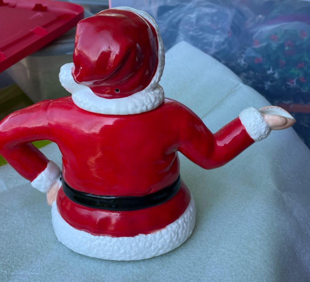 Teapot - Santa - Santa (Teapot) ornament collectible - Main Image 2
