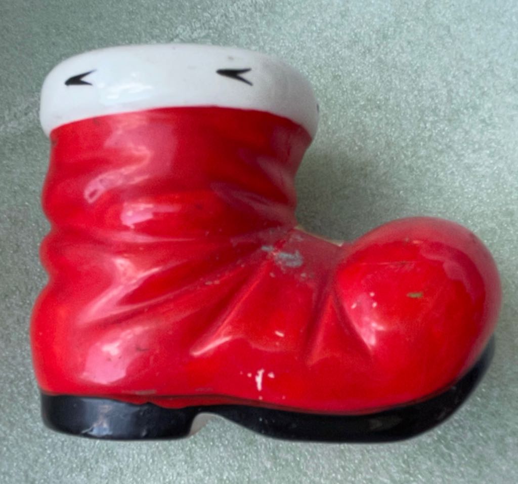 Japan - Planter - Santa Boot - Santa (Planter) ornament collectible - Main Image 2