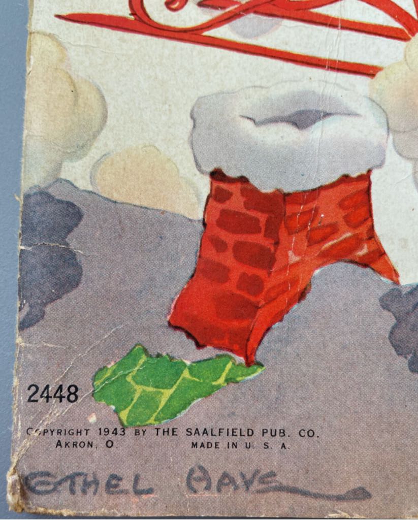 Book - The Night Before Christmas - 1943 - Child Books (By Clemont C. Moore) ornament collectible - Main Image 2