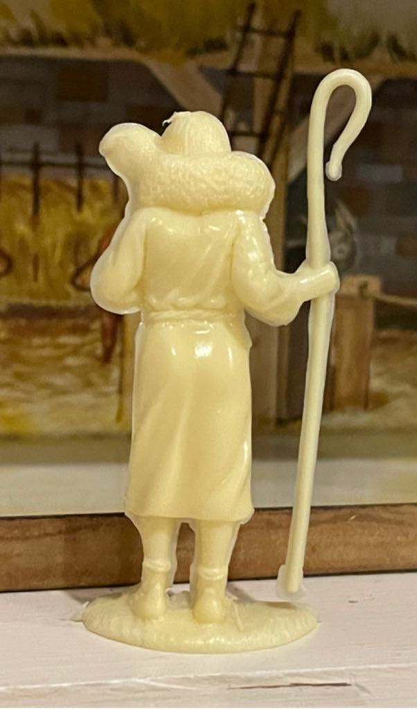 Marx - Shepherd - Standing - Sheep On Shoulders - Shepherd (Nativity) ornament collectible - Main Image 2