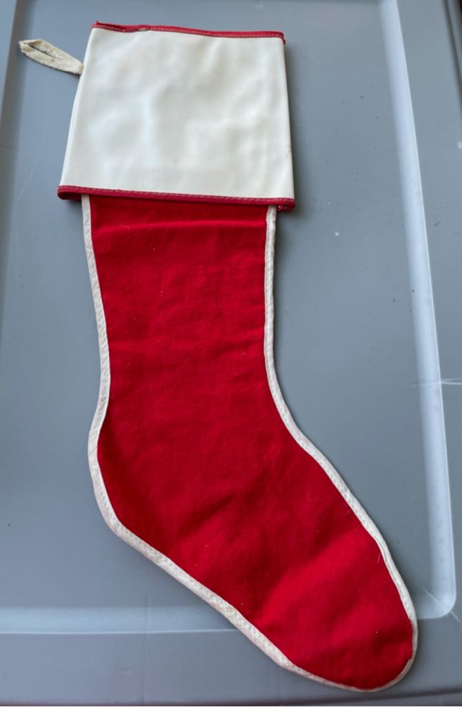 Stocking - Felt - Plastic Top  (Stocking) ornament collectible - Main Image 2