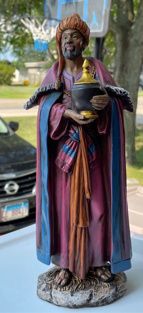 Bradford - King - Green Robe - On Camel - Silver