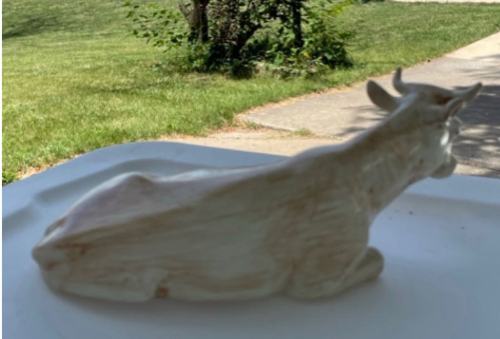 Ceramic - Holland - Nativity - (Set 2) - Animal - Ox - Supine - Animal (Nativity) ornament collectible - Main Image 2