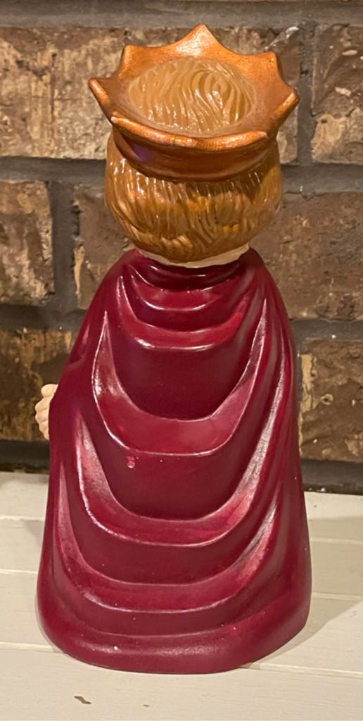 Ceramic - Arnel’s - Nativity - Magi - Wiseman With Crown - #855 - Magi (Nativity) ornament collectible - Main Image 2