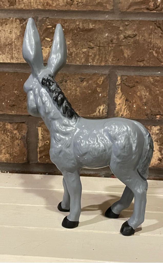 Ceramic - Arnel’s - Nativity - Animals - Burro - #859 - Standing - Animal (Nativity) ornament collectible - Main Image 2