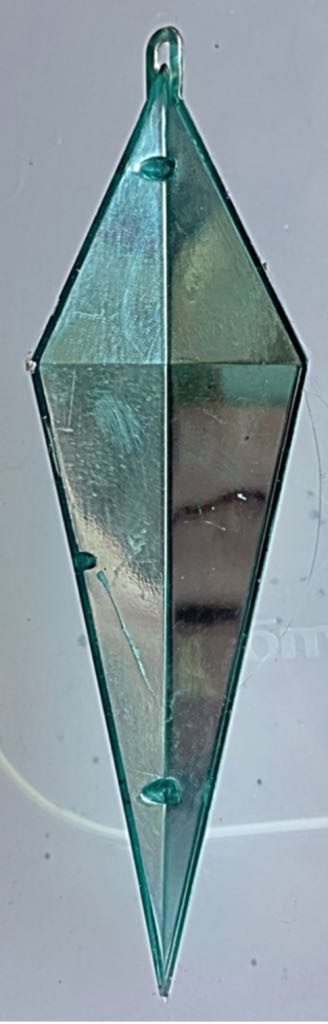 Jewelbrite - Diamond - Teal - Green Tree & Ribbon - Tree (Diamond) ornament collectible - Main Image 2