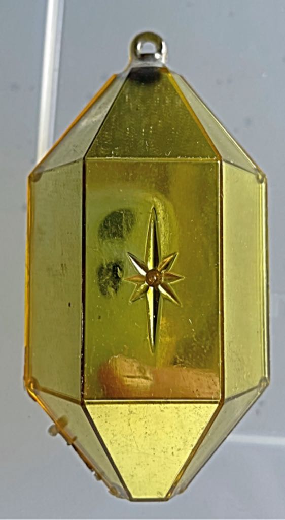 Jewelbrite - Hexagon - Yellow - Deer - Deer (Hexagon) ornament collectible - Main Image 2