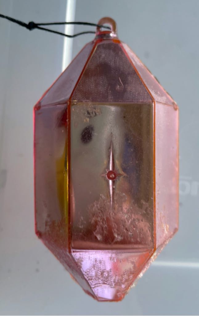 Jewelbrite - Hexagon - Pink - Angel - Angel (Hexagon) ornament collectible - Main Image 2