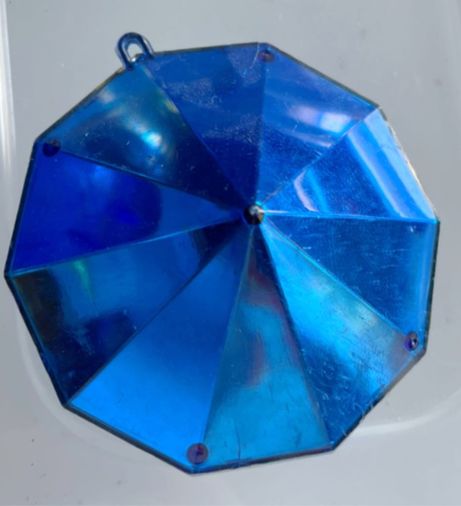Jewelbrite - Decagon - Blue - Dove - Dove (Decagon) ornament collectible - Main Image 2