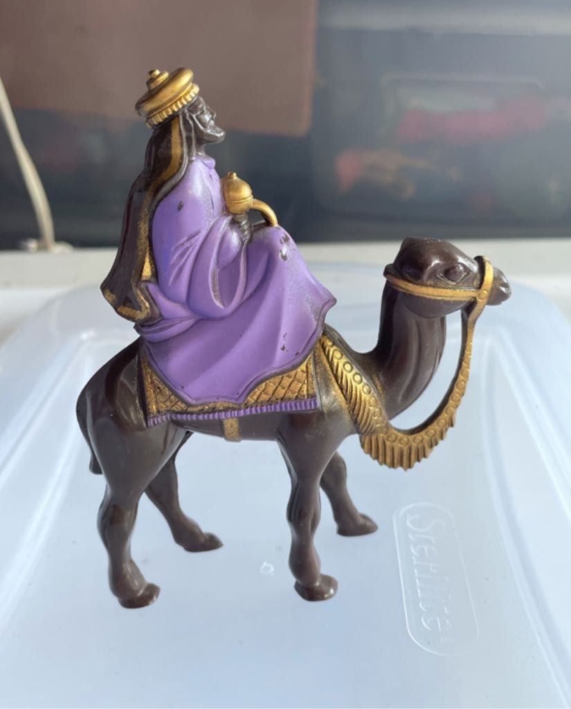 Bradford - King - Purple Robe - On Camel - Brown - Magi (Nativity) ornament collectible - Main Image 1