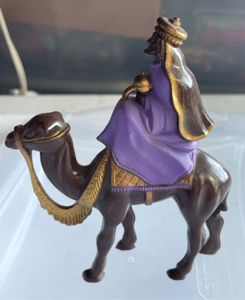 Bradford - King - Purple Robe - On Camel - Brown - Magi (Nativity) ornament collectible - Main Image 2