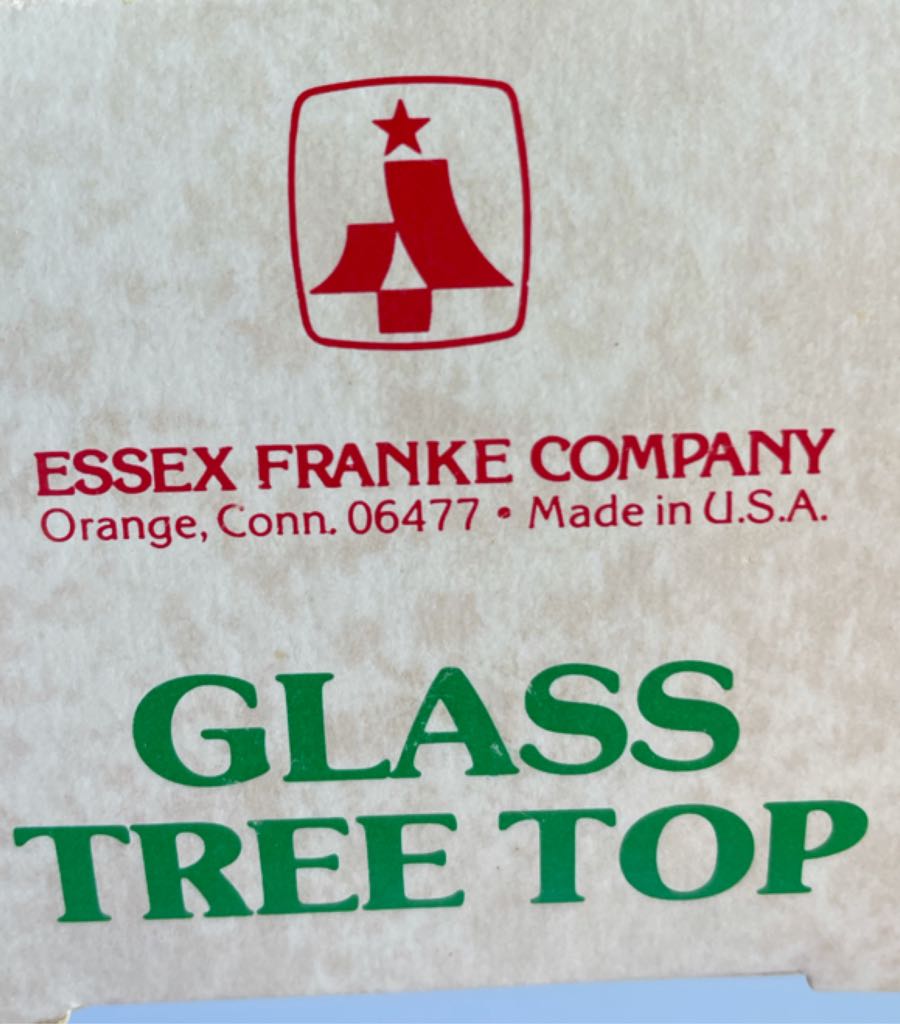 Finial - Essex Franke - Indent - Blue - Finial (Tree Topper) ornament collectible - Main Image 2