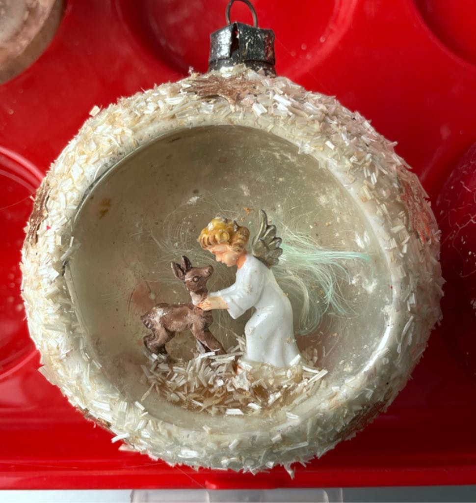 Jewelbrite - (Set 12) - Teardrop - Angel Violin & Angel Hair - Clear