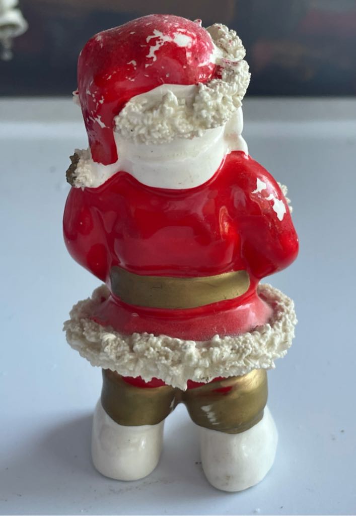 Spaghetti - Santa - Holding Gift - Santa (Spaghetti Trim) ornament collectible - Main Image 2