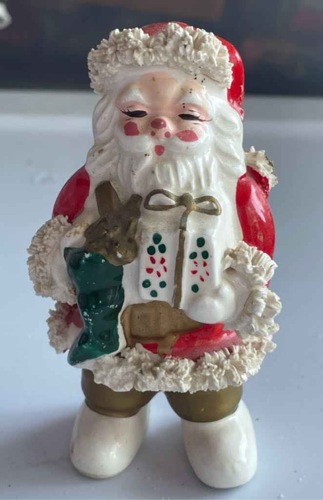 Chenille - Candy Cane - Green & White