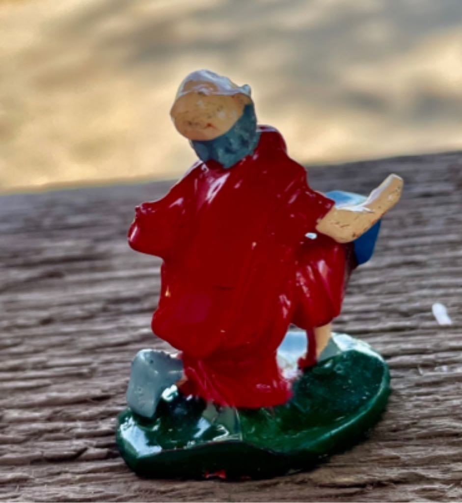 Japan - (Set 13) - Shepherd - Kneeling - Shepherd (Nativity) ornament collectible - Main Image 2